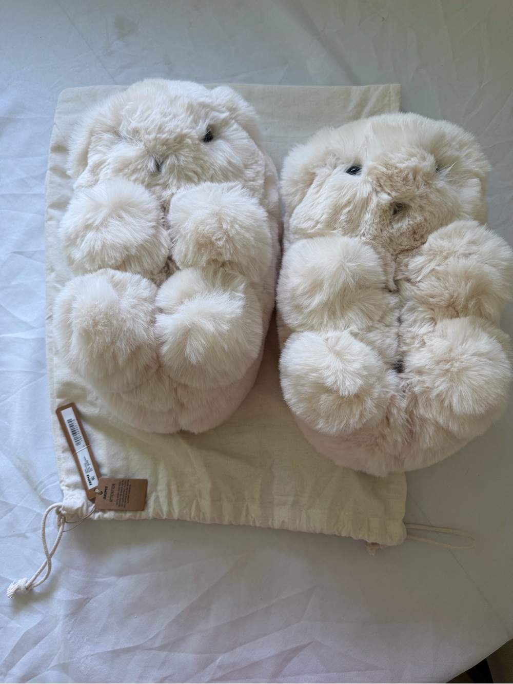 SKIMS Teddy Bear Slippers
